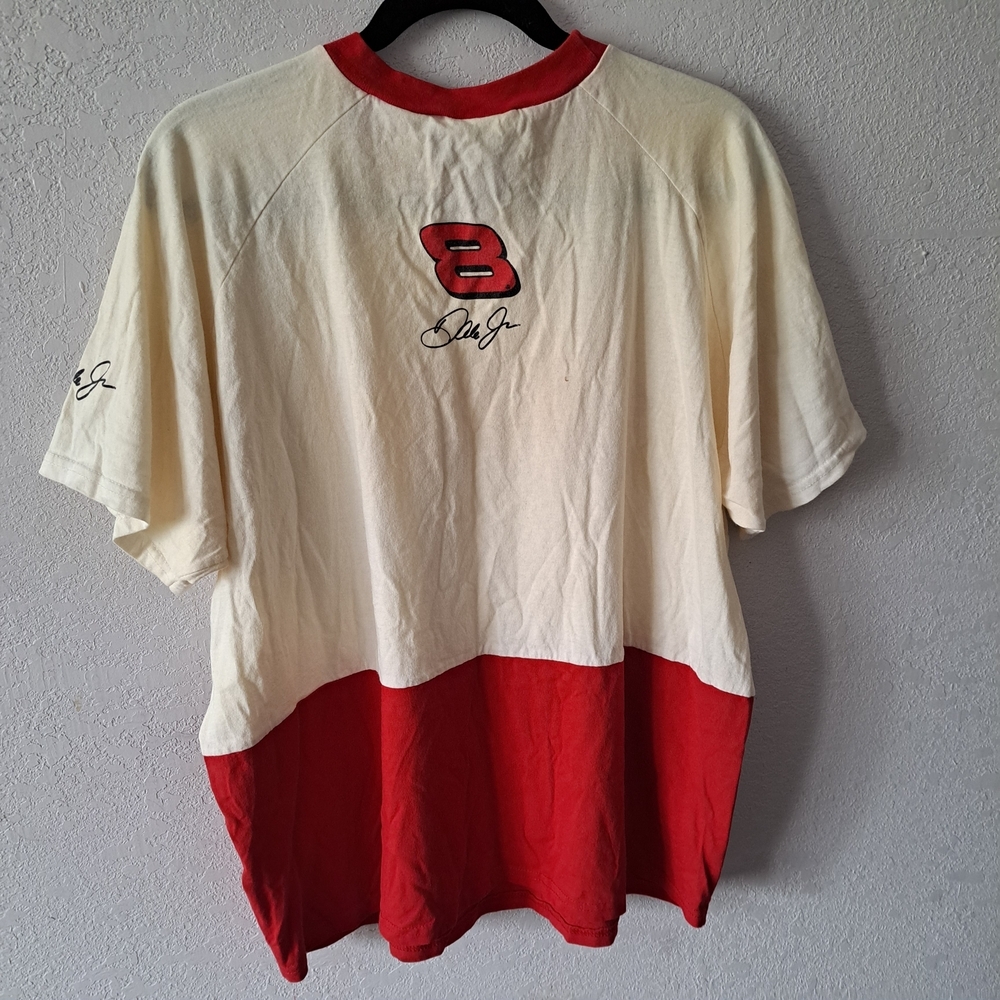 Winner's Circle Red and White Tee Dale Jr #8 Budweiser Tee - Picture 5 of 6
